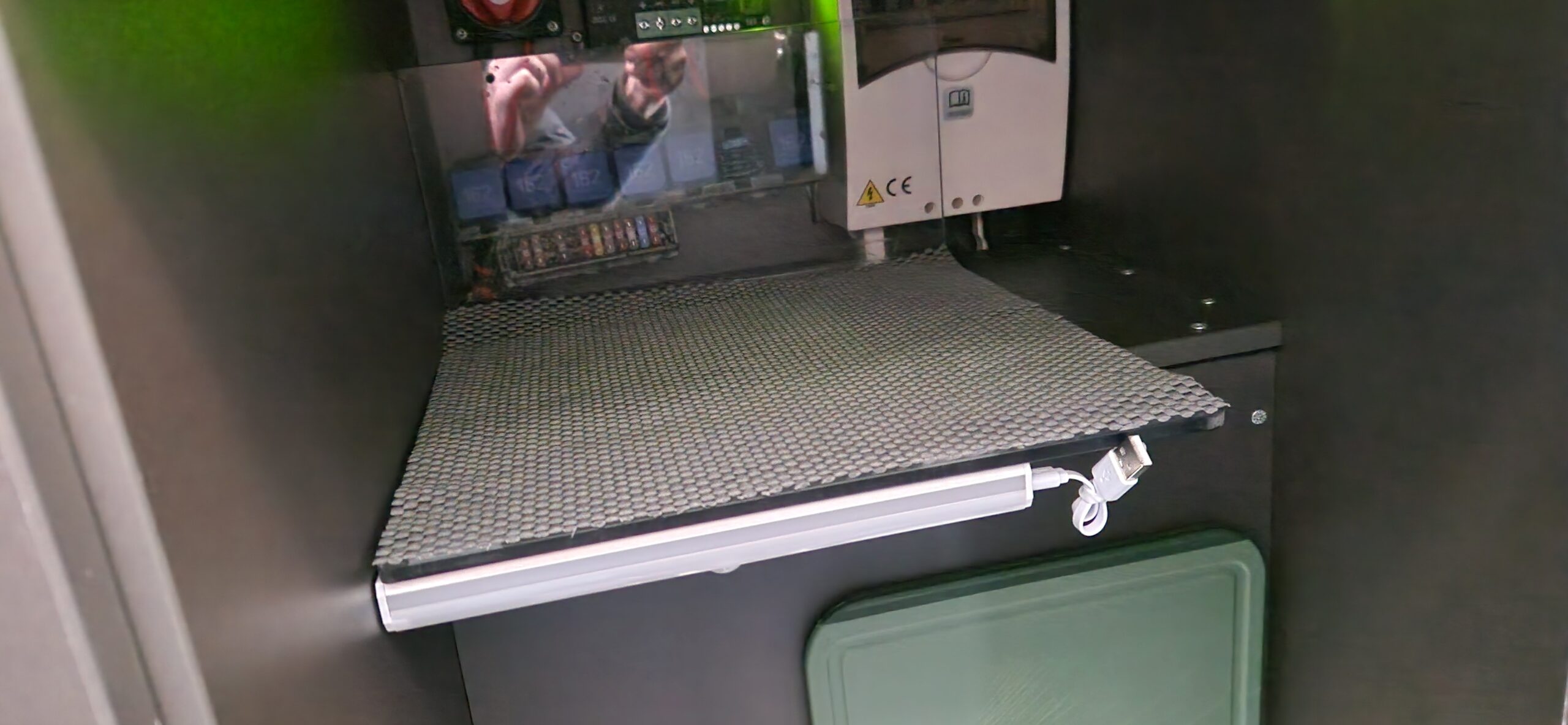 Grand california wegneembaar schapje zekeringen kast, elektriciteits ruimte